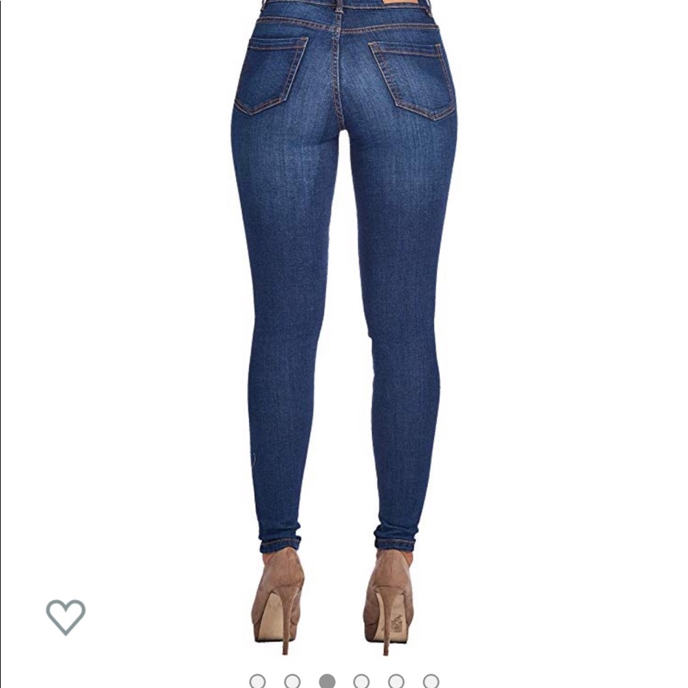 Denim ripped jean